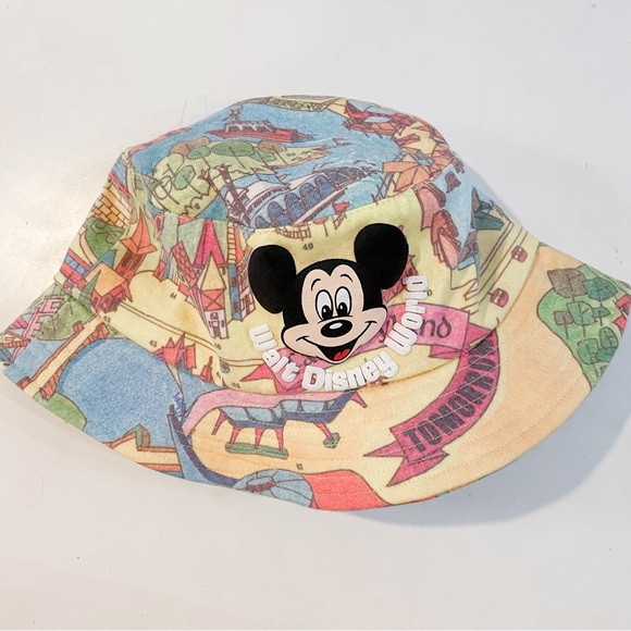 Disney Accessories - WDW 50th Vault Collection MK Park Map Sprit Jersey Bucket Hat Walt Disney World
